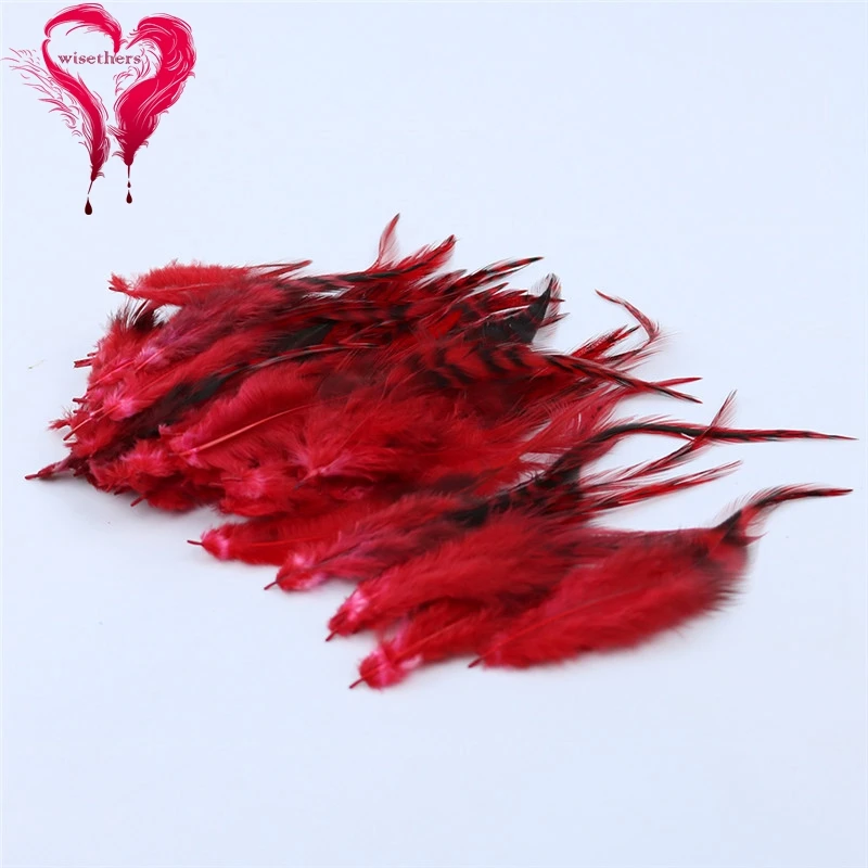 8 red qinghuajian rooster saddle feather 4