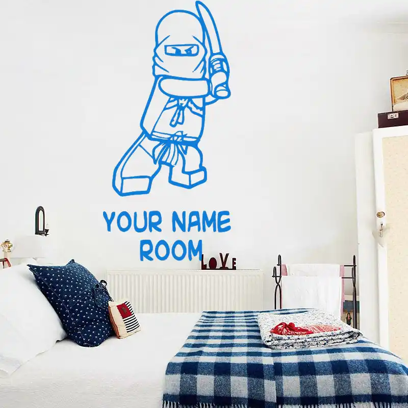 Name Customized Lego Superhero Ninjago Children S Bedroom