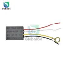 Interruptor de encendido y apagado de luz para el hogar, regulador de luz con Sensor táctil para bombillas, CA 110V 220V, unids/lote 3, 1 y 3 vías