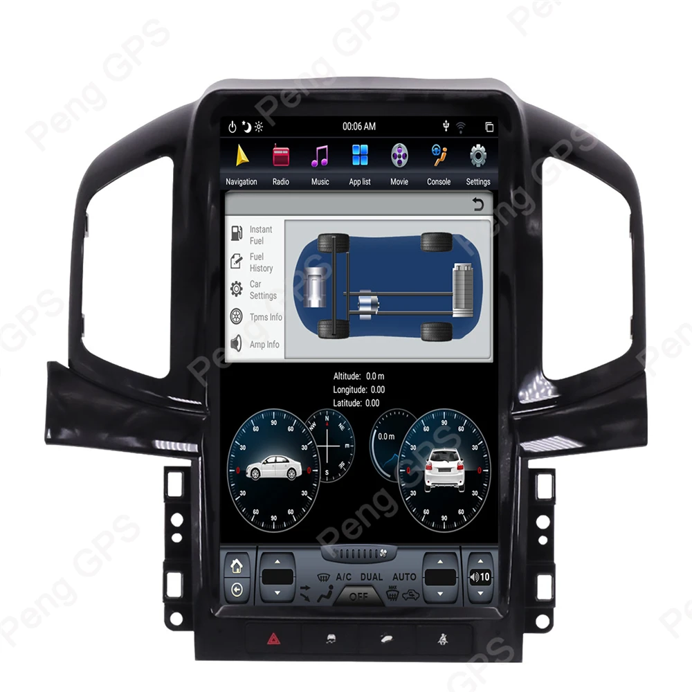 Discount 4+64G Vertical Screen Android 8.1 Sant Navigation Car Stereo for Chevrolet Captiva 2012-2017 Fast Boot 6 Core 1920*1080 Headunit 5