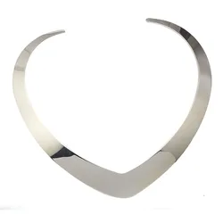 Elegant Gold Stainless Steel Choker Necklace (Necklace 2)
