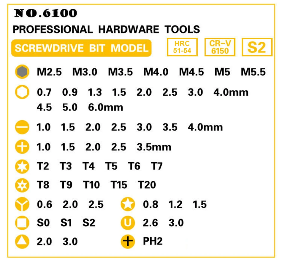 62 в 1 Набор прецизионных отверток S2 набор инструментов для ремонта бит из легированной стали Домашний набор ручных инструментов DIY Набор Мини многофункциональных отверток