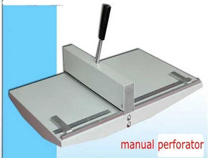 Manual Perforator Machine Paper Perforating 360mm For Gift Card