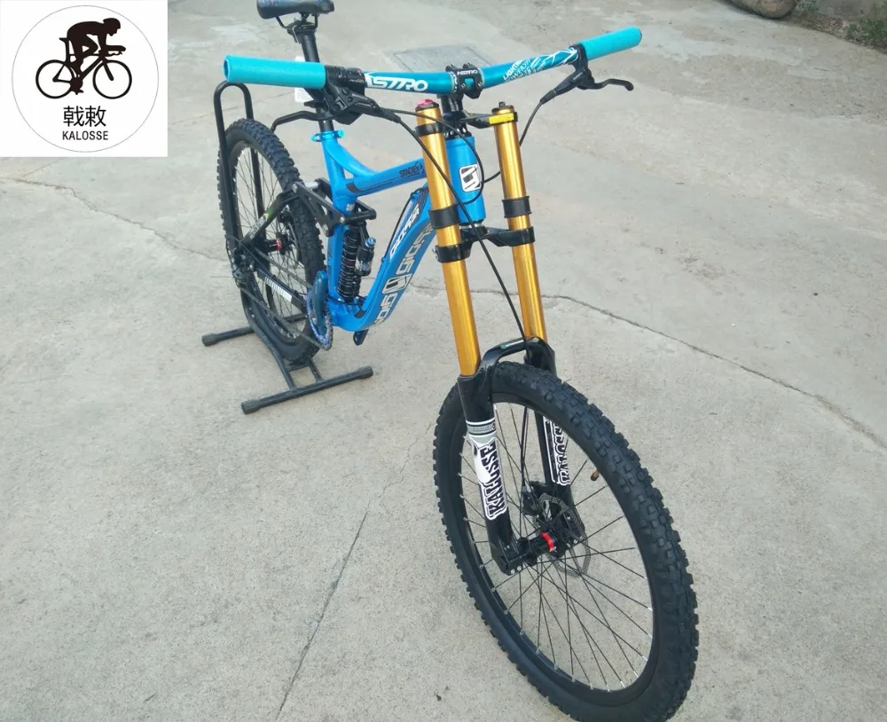 Sale Kalosse Hydraulic brakes Barrel shaft 20*110mm 190mm travel DH mountain bike 8/9/10/11 speed 26*2.35er 0 Sale Kalosse Hydraulic brakes Barrel shaft 20*110mm 190mm travel DH mountain bike 8/9/10/11 speed 26*2.35er 0