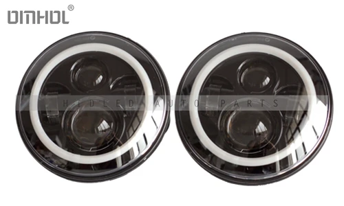7 inch LED Jeep Lights with halos 1