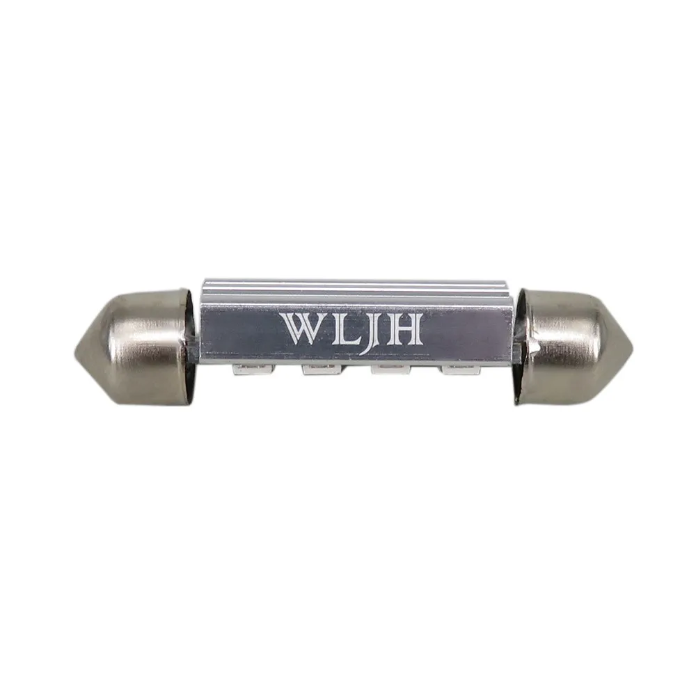 Wljh 10X LED 36 мм белый Canbus C5W лампы 2835SMD Подсветка салона Номерной знак свет для BMW E39 E36