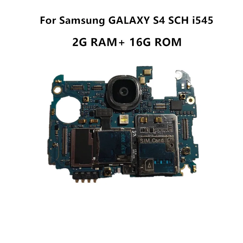 

Full Working Used main Board For Samsung GALAXY S4 SCH i545 motherboard with Chips with Andorid system firmware