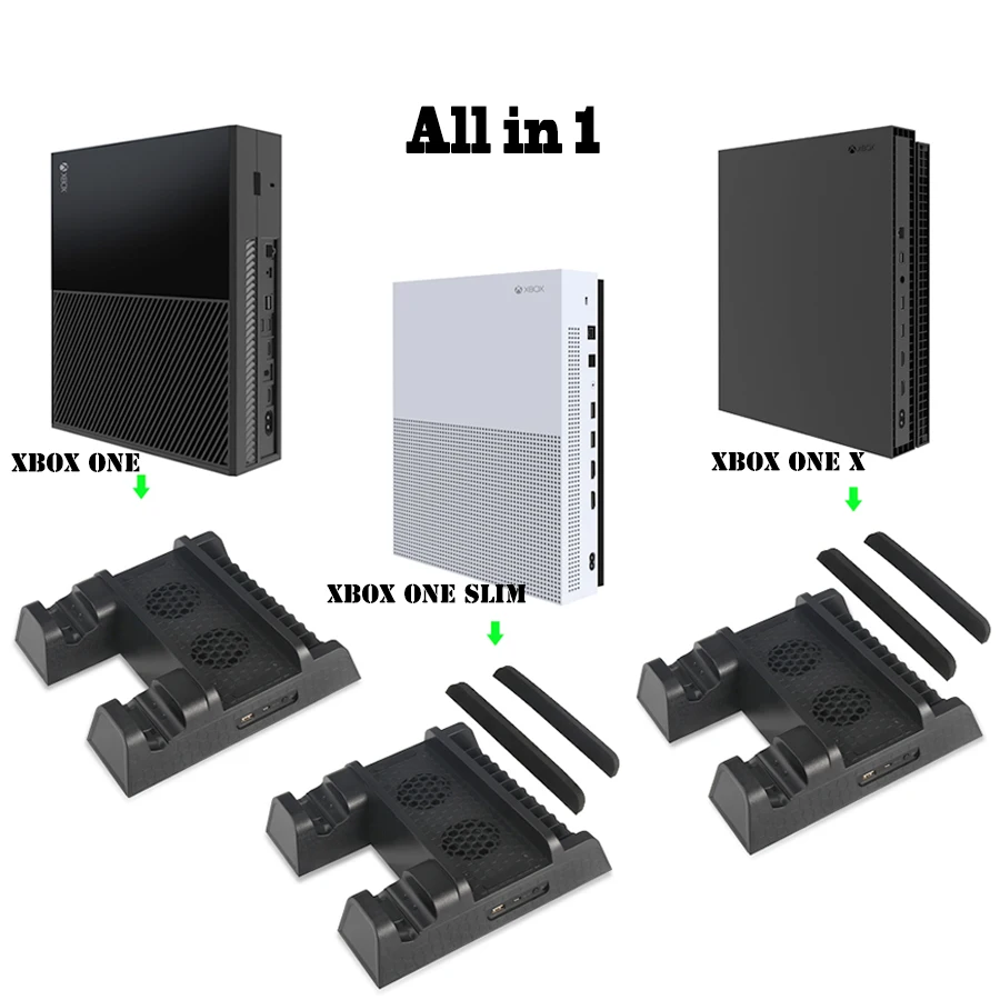 Охлаждающая подставка для зарядного устройства контроллера XBOX ONE X Slim док станция