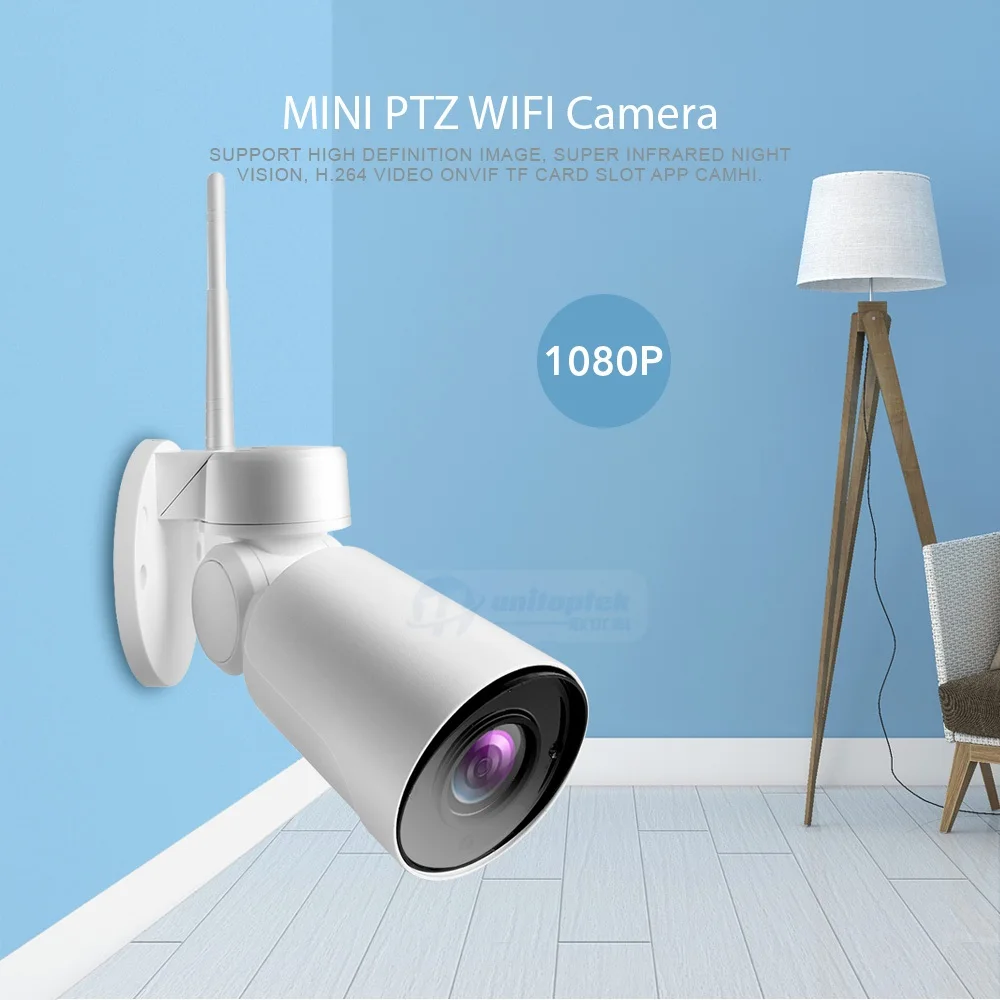 1080P 2MP Wi-Fi PTZ Bullet IP камера 2,7-13,5 мм 5x Zoom wifi камера s наружная Водонепроницаемая Onvif аудио P2P Мини CCTV камера безопасности