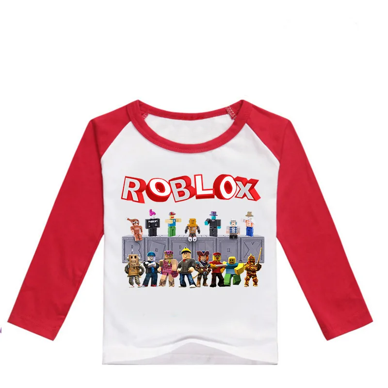 

2019 New ROBLOX RED NOSE DAY Stardust Boys T Shirt Kids Summer Clothes Children Game T-shirt Girls Cartoon Tops Tees 3-14Y