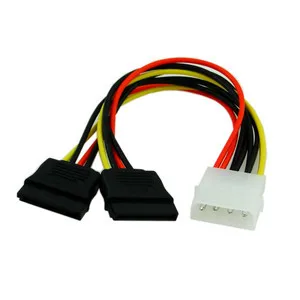 

IDE to Dual SATA II 15P Y Splitter 10cm Hard Disk Power Supply Extension Cable