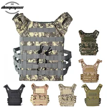 Открытый охотничьи жилеты Molle тактический военный страйкбол жилет для стрельбы защитная пластина Перевозчик боевой Wargame Регулируемый жилет безопасности