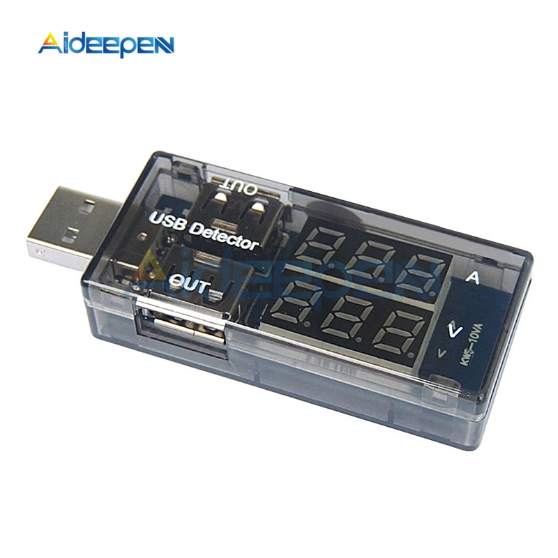 Красный+ синий с двойным выходом USB ток напряжение зарядный детектор Тестер батарея Вольтметр Амперметр зарядное устройство Доктор DC 3-7,5 в 0-2.5A