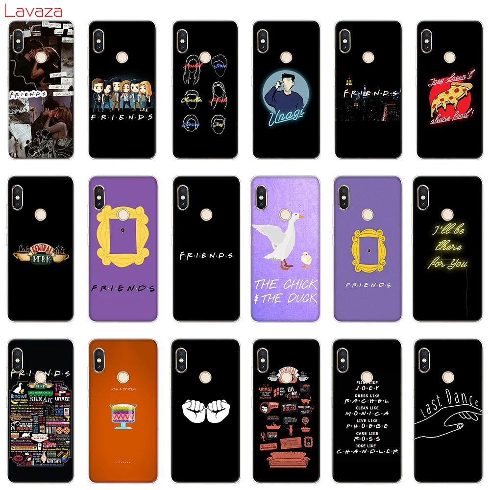 

Lavaza Case for POCOPHONE F1 Cases for Xiaomi A2 Mi8 Lite A1 Redmi Note 4X 5 6 Pro Friends Minimalist serie tv Cover