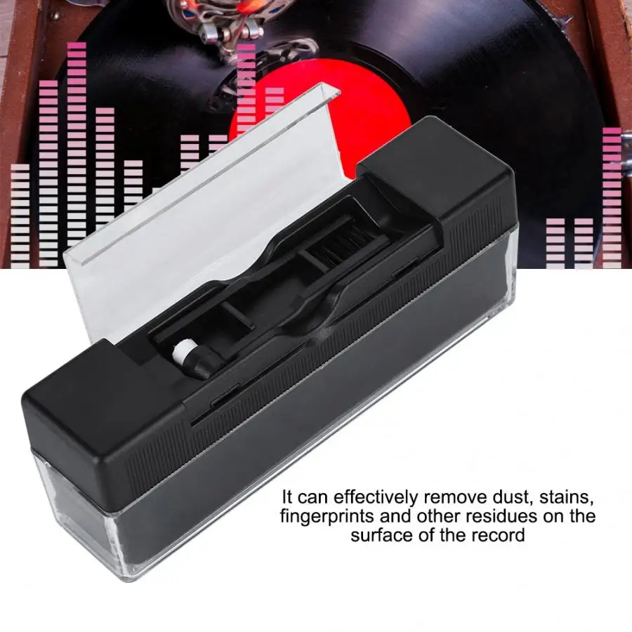 

Anti Static Vinyl Record Cleaner Cleaning Brush Dust Remover for Vinyl Record Player Brush