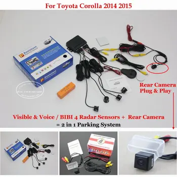 

For Toyota Corolla 2014 2015 Car Parking Sensor Sensors Back Auto Rear View Reverse Camera Alarm System