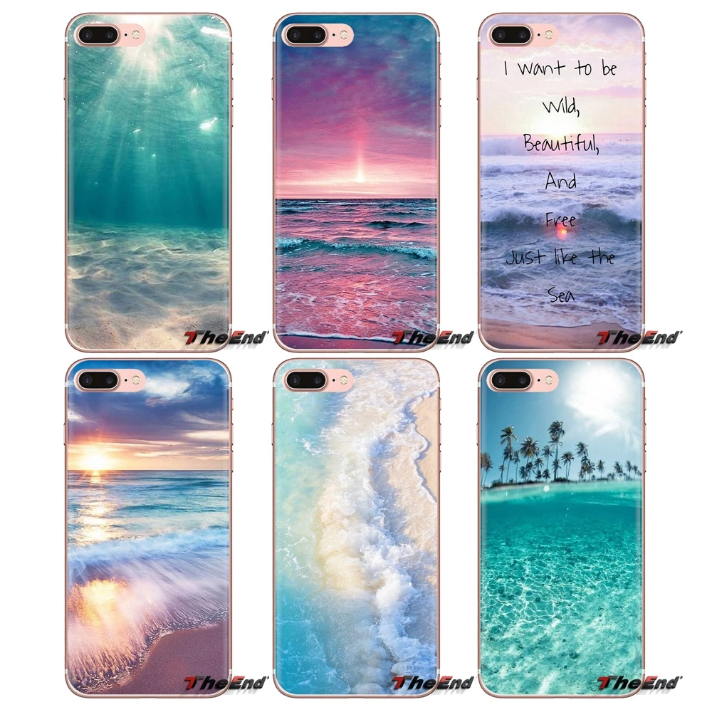 

For Huawei Mate Honor 4C 5C 5X 6X 7 7A 7C 8 9 10 8C 8X 20 Lite Pro Silicone Cases Covers Summer Beach Sun Starfish Surfing Girls