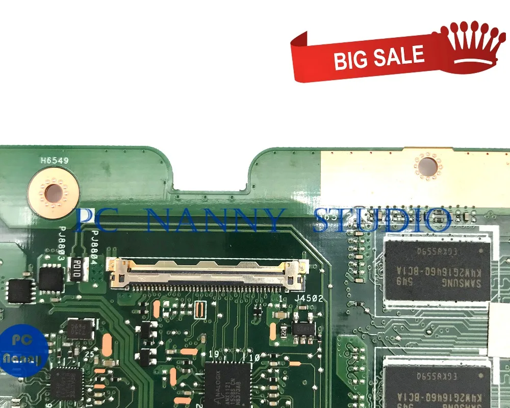  PCNANNY For asus X555LD laptop motherboard SR244 I3-5005U GeForce 920M tested