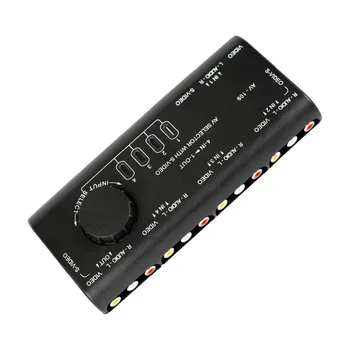 

rca Hot Sell Practical AV Audio Video Signal Switcher 4 Input 1 Output Switch SPLITTER AV-109