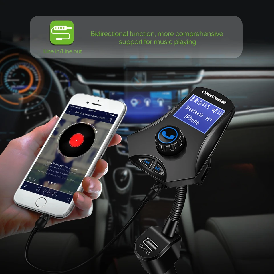 fm transmitter bluetooth 2