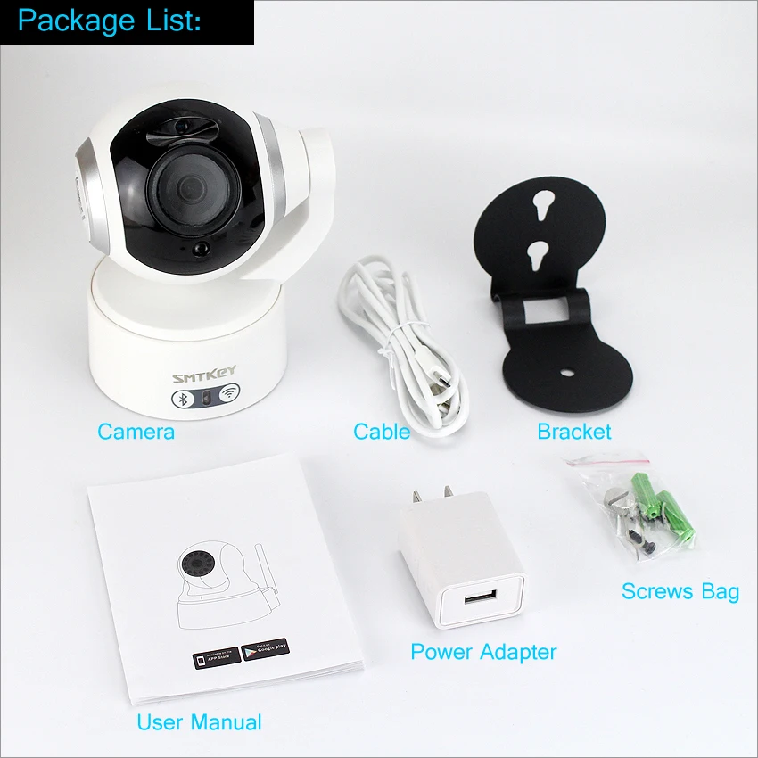 SMTKEY HD 1080 P wifi ip камера 360 градусов панорамная Регулируемая IP беспроводной детский