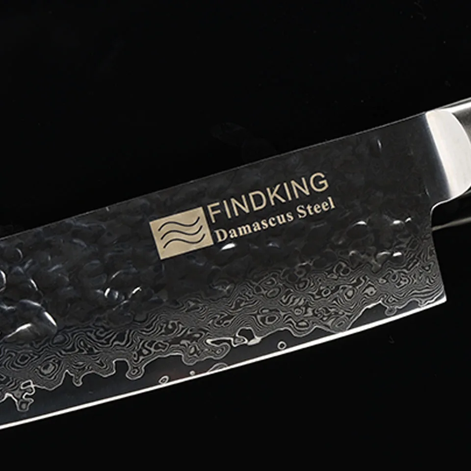 FINDKING 2017 New Zebra wood handle damascus knife 7 inch santoku chef knife 67 layers damascus steel kitchen knives FINDKING 2017 New Zebra wood handle damascus knife 7 inch santoku chef knife 67 layers damascus steel kitchen knives