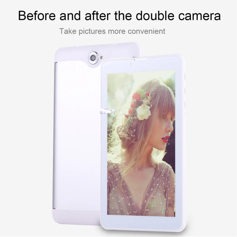 ZONNYOU 7 inch  Tablet DUAL SIM Card 3G Phone Call Tablets Android 7.0 Tablet PC IPS screen GPS WIFI 8GB ROM Quad Core (7)