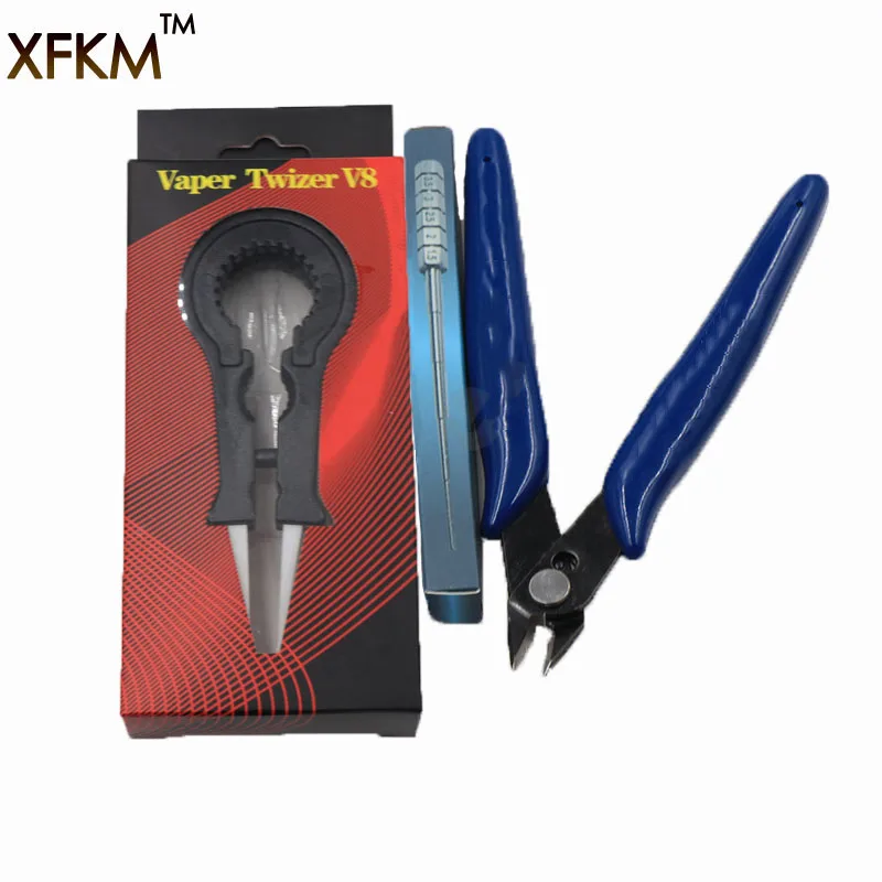 

Pliers+Ceramics Tweezer+1.5mm-3.5mm Coil Jig Electronic Cigarette RDA RBA Atomizer DIY Tool Kit Heat Resistant Non Conductive