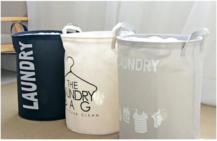 Новый большой бельем раза водонепроницаемый корзины для хранения одежды Домашняя одежда баррель сумки детские игрушки баррелей Прачечная