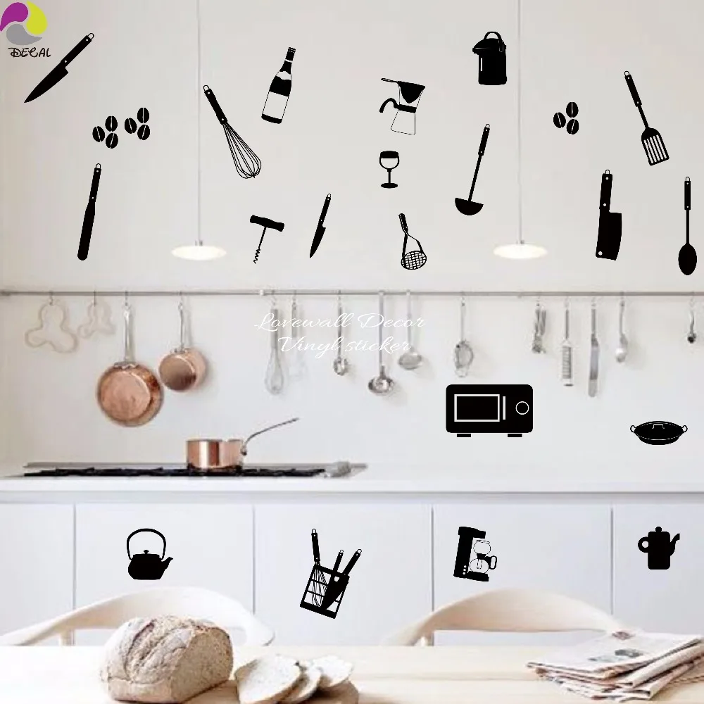 Kartun Alat Dapur Wall Sticker Cuision Bakery Memasak Mug Kopi Kartun Alat Dapur Wall Sticker Cuision Bakery Memasak Mug Kopi