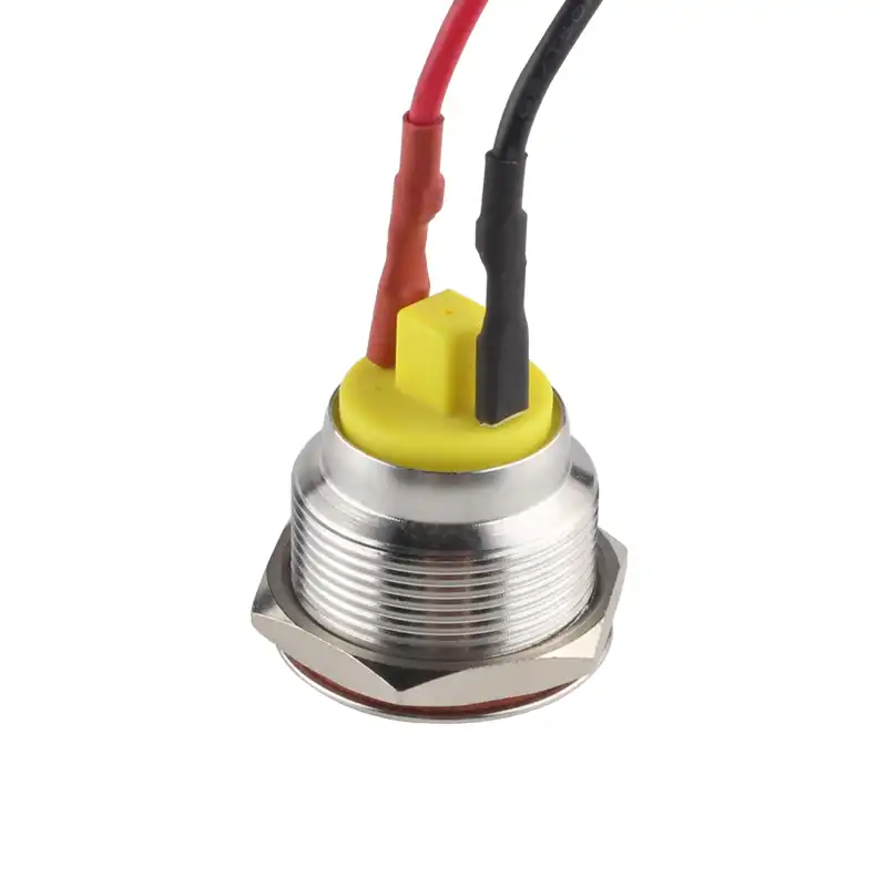 25mm Metal Flashing Indicator Light Led Blink Pilot Stainless Steel Signal Lamp