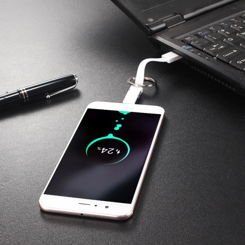 Thbelieve Mini EU зарядное устройство брелок кабели 3 в 1 кабель для передачи данных
