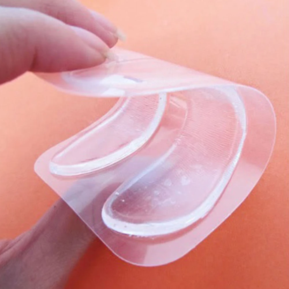 3 Pairs Silicone Anti-slip Foot Care Cushion Protector High Heel Shoes Back Liner Grip Insole Pad