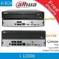 Gratis verzending Dahua NVR2104HS-P vervangen NVR2104HS-P-S2 NVR2108HS-8P vervangen NVR2108HS-8P-S2 4/8CH Netwerk Video Recorder POE NVR