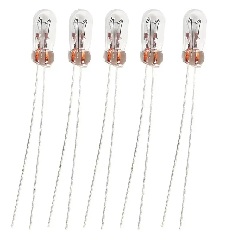 

5pcs T3 14V 0.56W Car Audio Gear Indicator Light Dashboard Instrument Bulbs