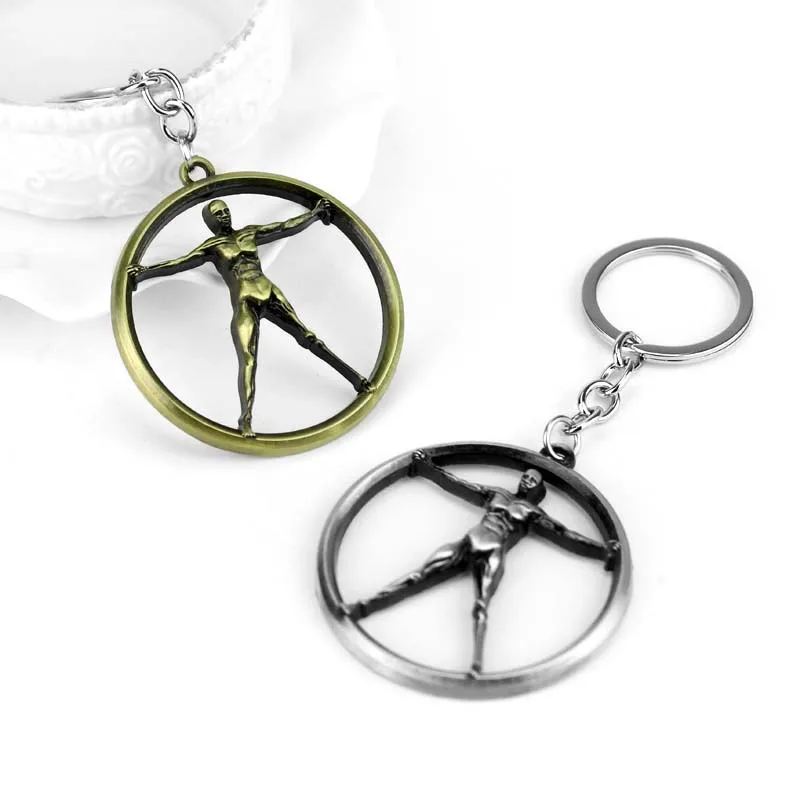 

Westworld Robot Model Alloy Pendent Keychain Figure Shape Keyring Gift For Fans Car Key Holder Creative Chaveiro Movie Jewelry