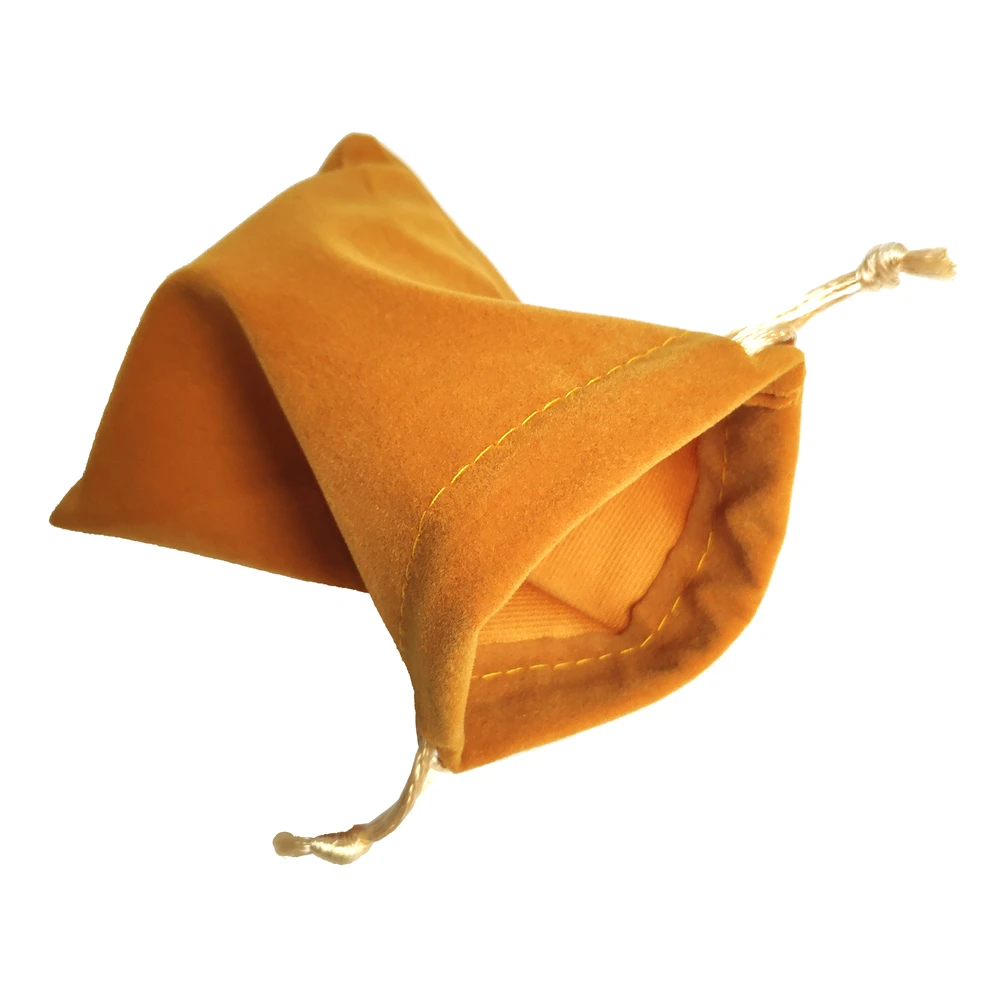 

1PCS 10x12cm gold yellow Velvet bag Jewelry Packing Velvet Drawstring Pouches Gift Bags ourdoor pocket outdoor tools