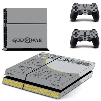 

God of War Kratos PS4 Skin Sticker Decal Vinyl for Sony Playstation 4 Console and 2 Controllers PS4 Skin Sticker