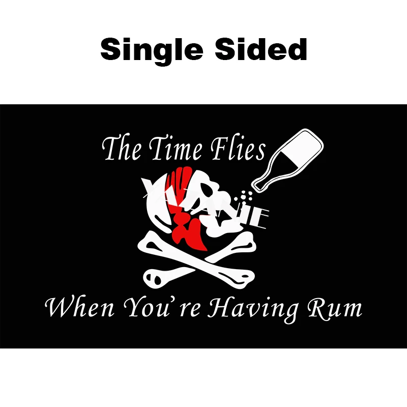 YAZANIE любой размер пиратский флаг черной бороды пиратский флаг рыбы с мечами Эдварда низкий ФЛАГ Пользовательский пиратский флаг Генриха каждый - Цвет: Single Sided