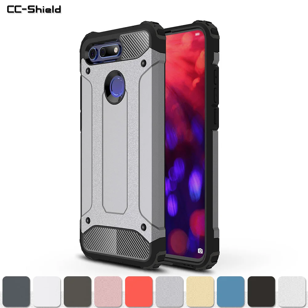 

Armor Case for Huawei Honor View 20 V20 PCT-L29 PCT-LX9 Phone Bumper Case for Huawei Honor View20 PCT L29 LX9 Protection Cover