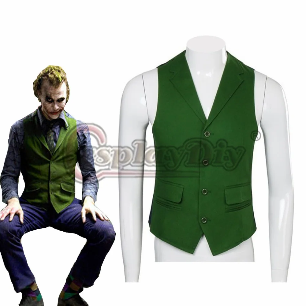 Cosplaydiy Batman Dark Knight Rise Joker Cosplay Adult Men's Suicide