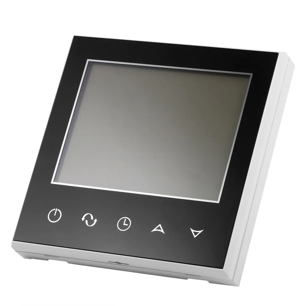 Белый Лидер продаж цифровой сенсорный экран ЖК программируемый термостат интеллектуальный контроллер температуры домашнего использования