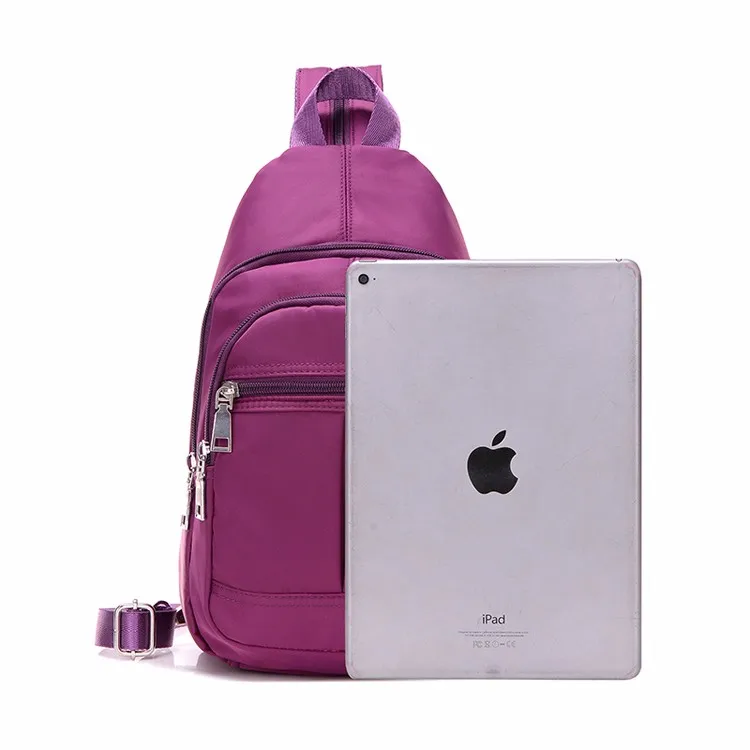 Женские рюкзаки для девочек-подростков, молодежная трендовая школьная сумка для мальчиков, Студенческая сумка, нейлоновый водонепроницаемый нагрудный рюкзак для мужчин