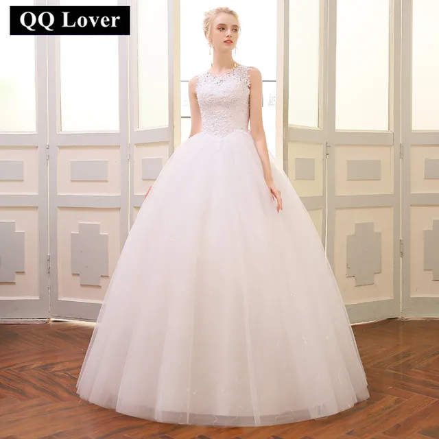 qq lover 2018 ball gown wedding dress 2018 customized plus size wedding dresses size