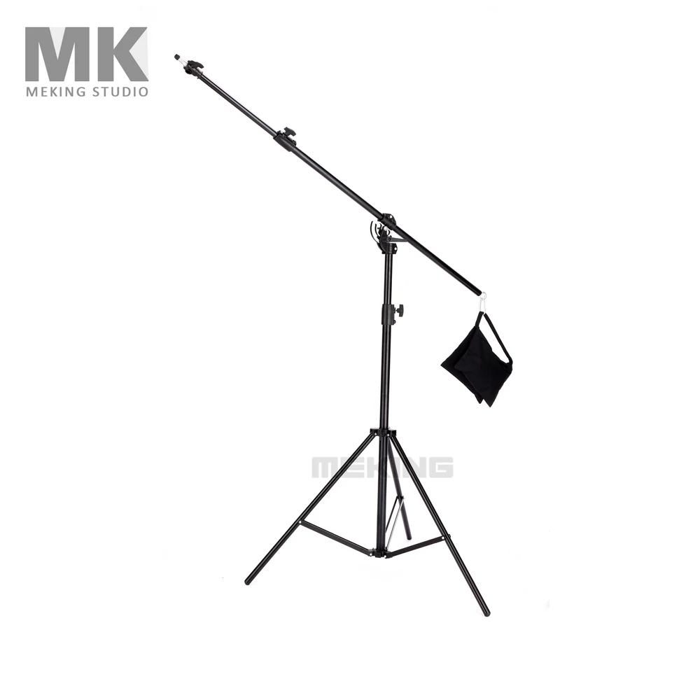 Meking Multi Function Light Boom stand Double Duty with Sand Bag 395cm/13in M-2 support For Softbox Light Stand fotografie