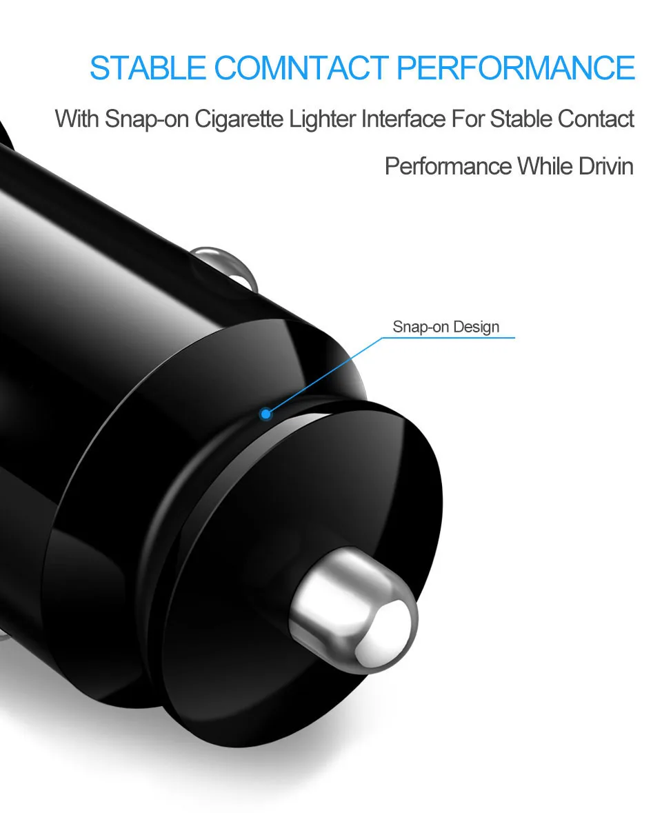 Oppselve автомобильное зарядное устройство, быстрая зарядка, USB зарядное устройство для iPhone 11 Pro Max, слот для автомобильного прикуривателя для samsung Galaxy Xiaomi huawei ChargeAll