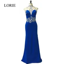 LORIE Rhinestone Mermaid Evening Gown 2018 Robe Longue Bling Bling Top Sexy Women Prom Party Dresses Long China Custom Made