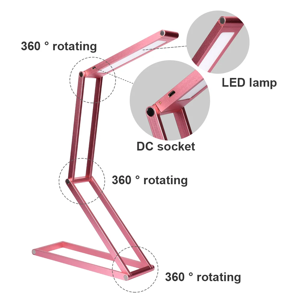  Touch Control Eye-protective Night LED Table Lamp Dimmable Children Office Study Work Laptop Desk L