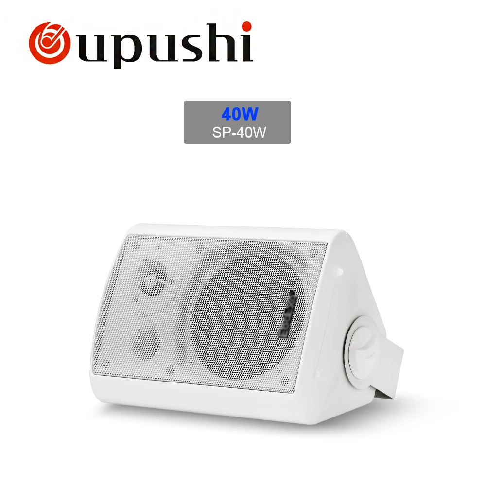 Oupushi SP-40w 40 Вт настенный динамик 100 в динамик для системы общественного адреса и фоновой музыкальной системы - Цвет: sp-20w white