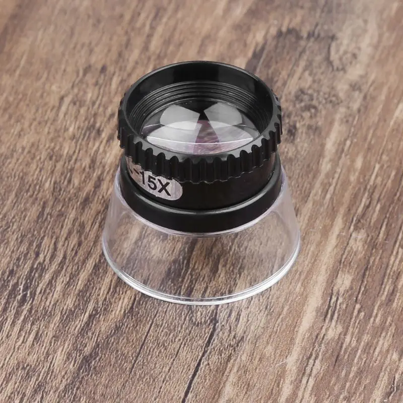 15X монокуляр, увеличительное стекло лупа объектив карта глаз ювелирное украшение в виде лупы инструмент для ремонта